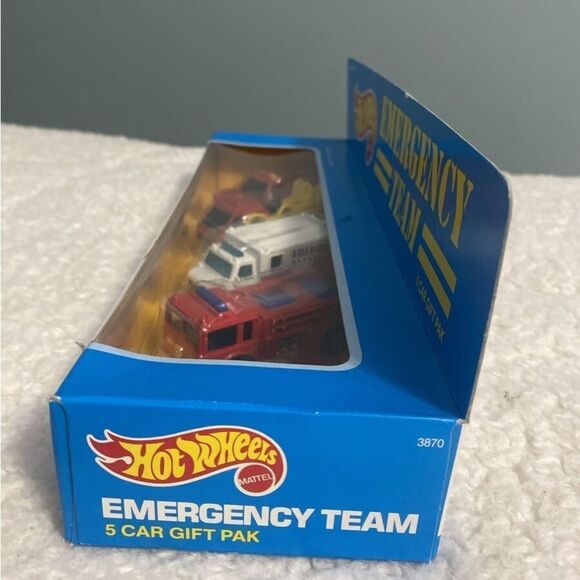 1987 HOT WHEELS Emergency Team 5 Car Gift Pack 3870 New In box - Picture 5 of 7